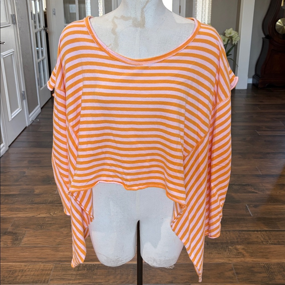 We the Free by Free People Striped Angel Tee - Small
